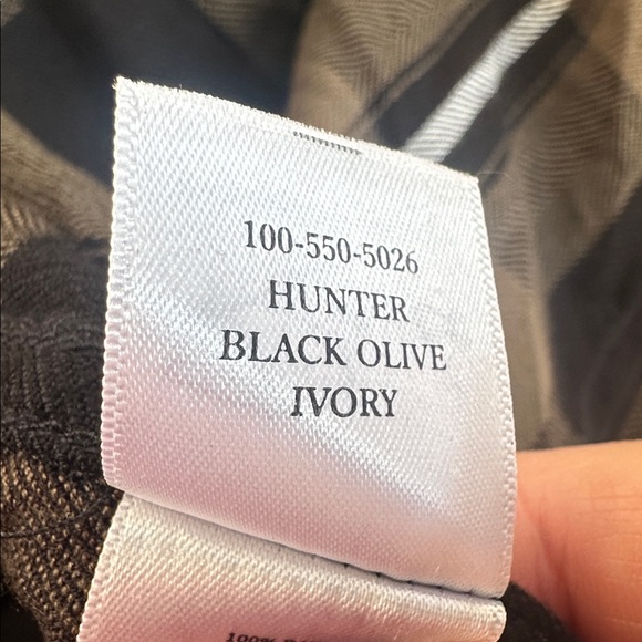 Rails Hunter Black Olive Ivory Plaid Button Up Shirt - Picture 10 of 12